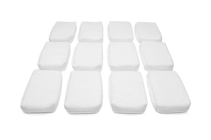 Thin Microfiber Coating Applicator Sponge with Plastic Barrier - 12 pack
